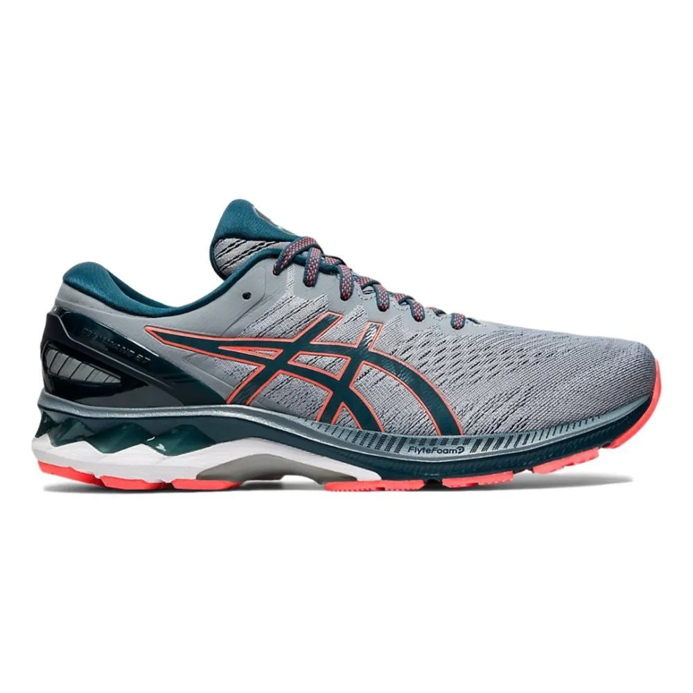 Men's Asics Gel-Kayano 27, Sheet Rock/Magnetic Blue, 10.5 D Medium