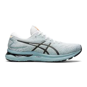 Men's Asics GEL-Nimbus 24, Light Steel/White, 11 D Medium