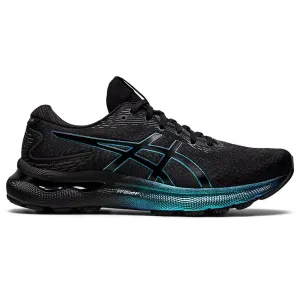 Men's Asics Gel-Nimbus 24 Platinum, Black/Black, 10 D Medium