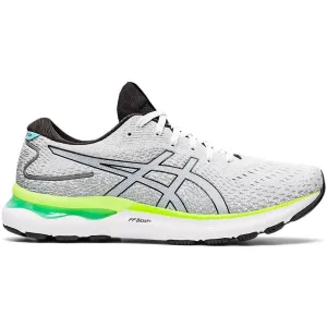 Men's Asics GEL-Nimbus 24, White/Black, 7 D Medium