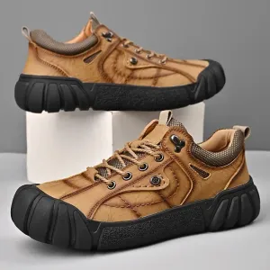 Men's Casual Shoes - Leather Sneakers - Outdoor Footwear  - TSS339