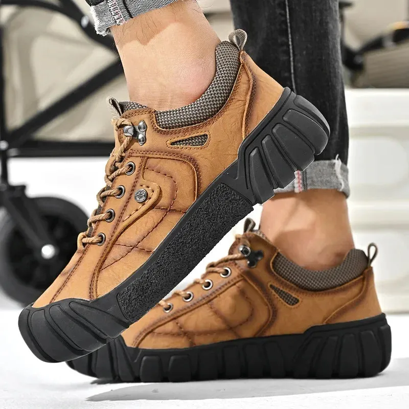 Men's Casual Shoes - Leather Sneakers - Outdoor Footwear  - TSS339