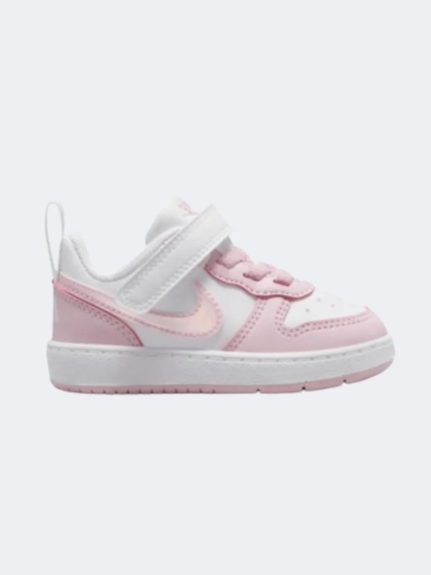 Nike Court Borough Recraft Infant-Boys Lifestyle Shoes White/Pink Foam