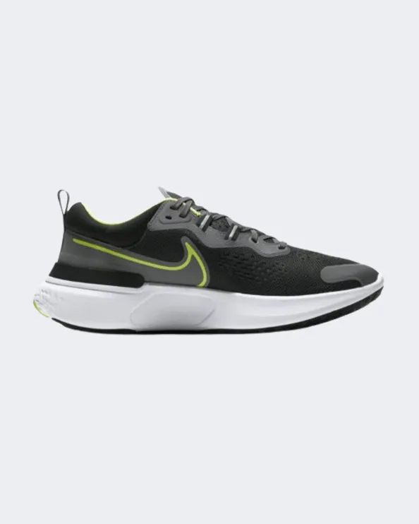 Nike React Miler 2 Men Running Shoes Smoke Grey/Yellow