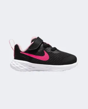 Nike Revolution 6 Infant-Boys Running Shoes Black/Pink Dd1094-007