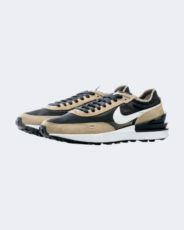 Nike Waffle One Men Lifestyle Shoes Black/Khaki Da7995-002