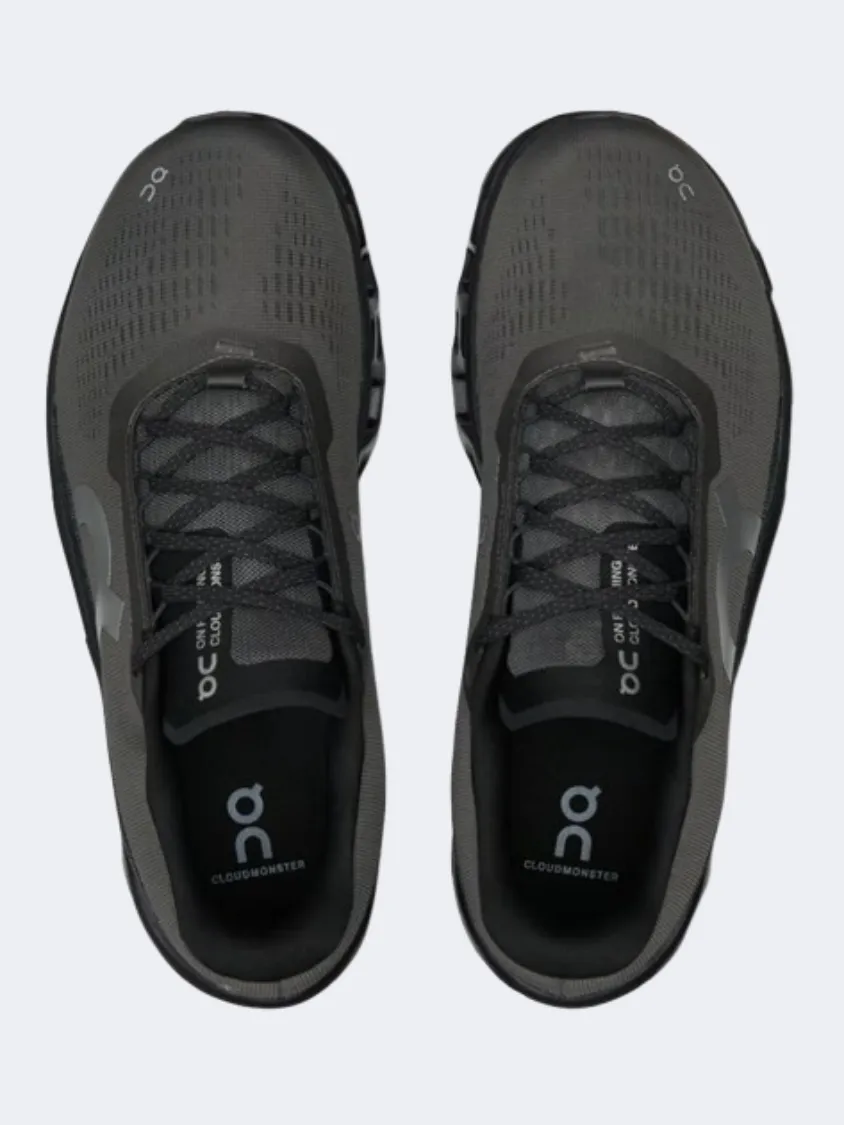 On Cloudmonster 2 Men Running Shoes Asphalt/Iron