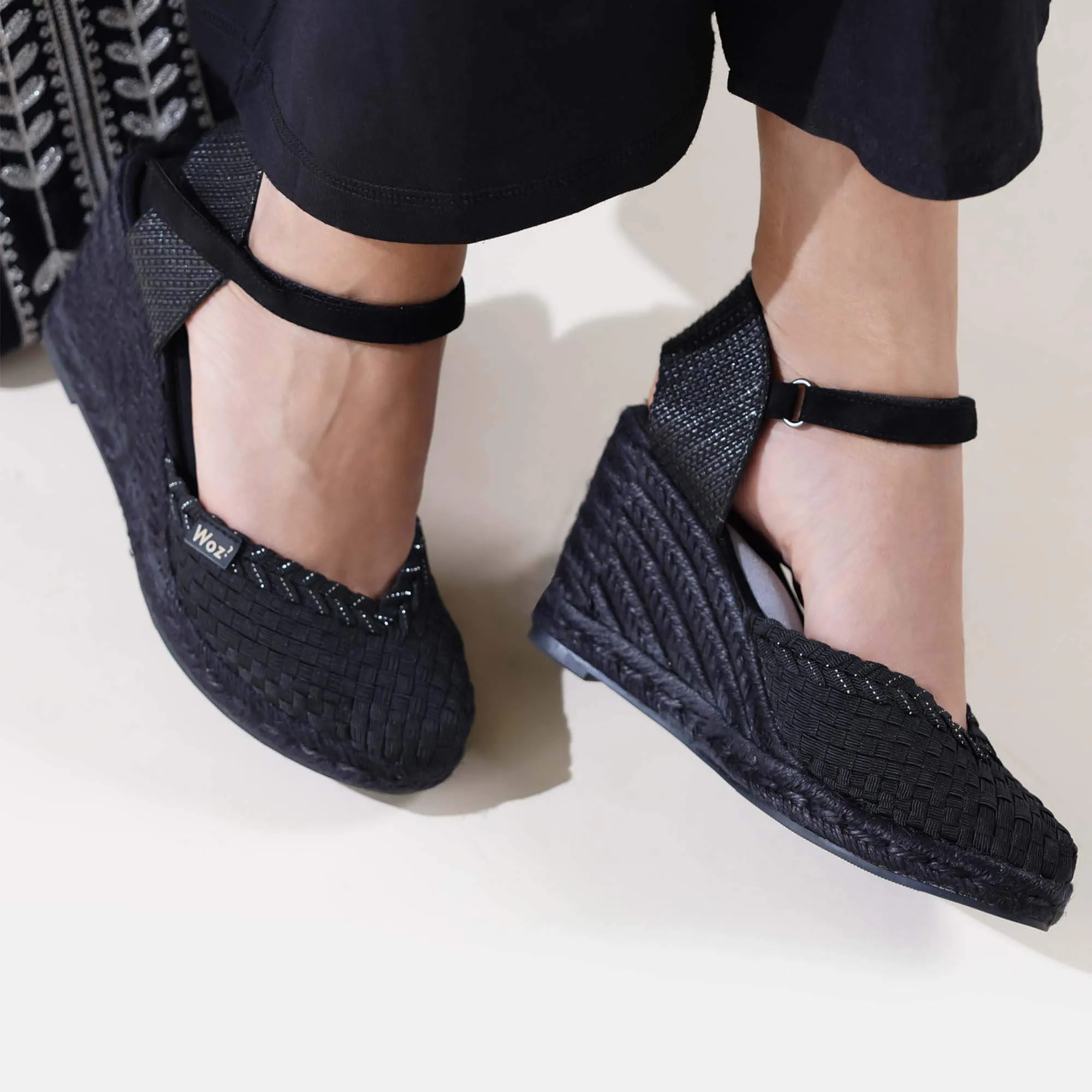 Pisa Black Espadrille