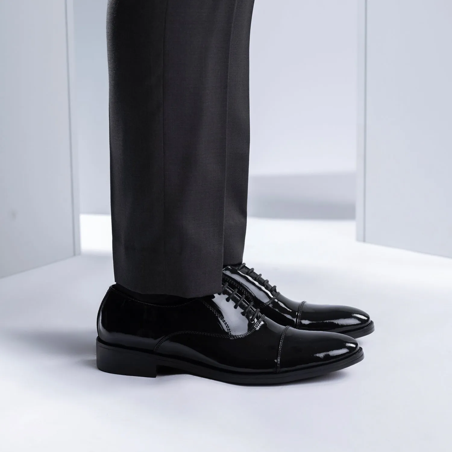 Professor Oxford Black Patent Leather Shoes