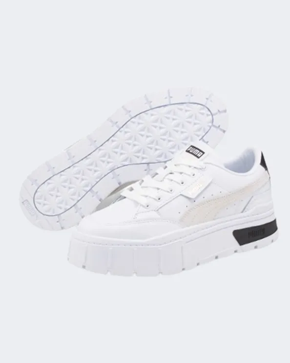 Puma Mayze Stack Women Lifestyle Espadrilles White/Black 384363-01