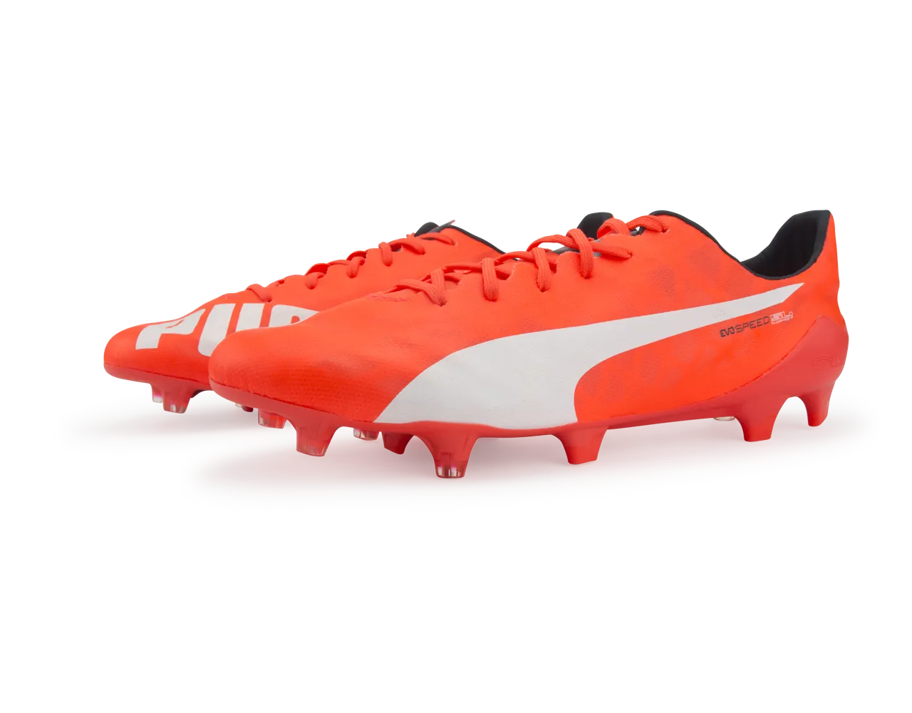 PUMA Men's evoSPEED SL FG Lava Blast/White/Total Eclipse