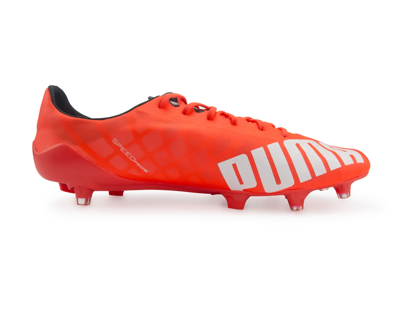 PUMA Men's evoSPEED SL FG Lava Blast/White/Total Eclipse