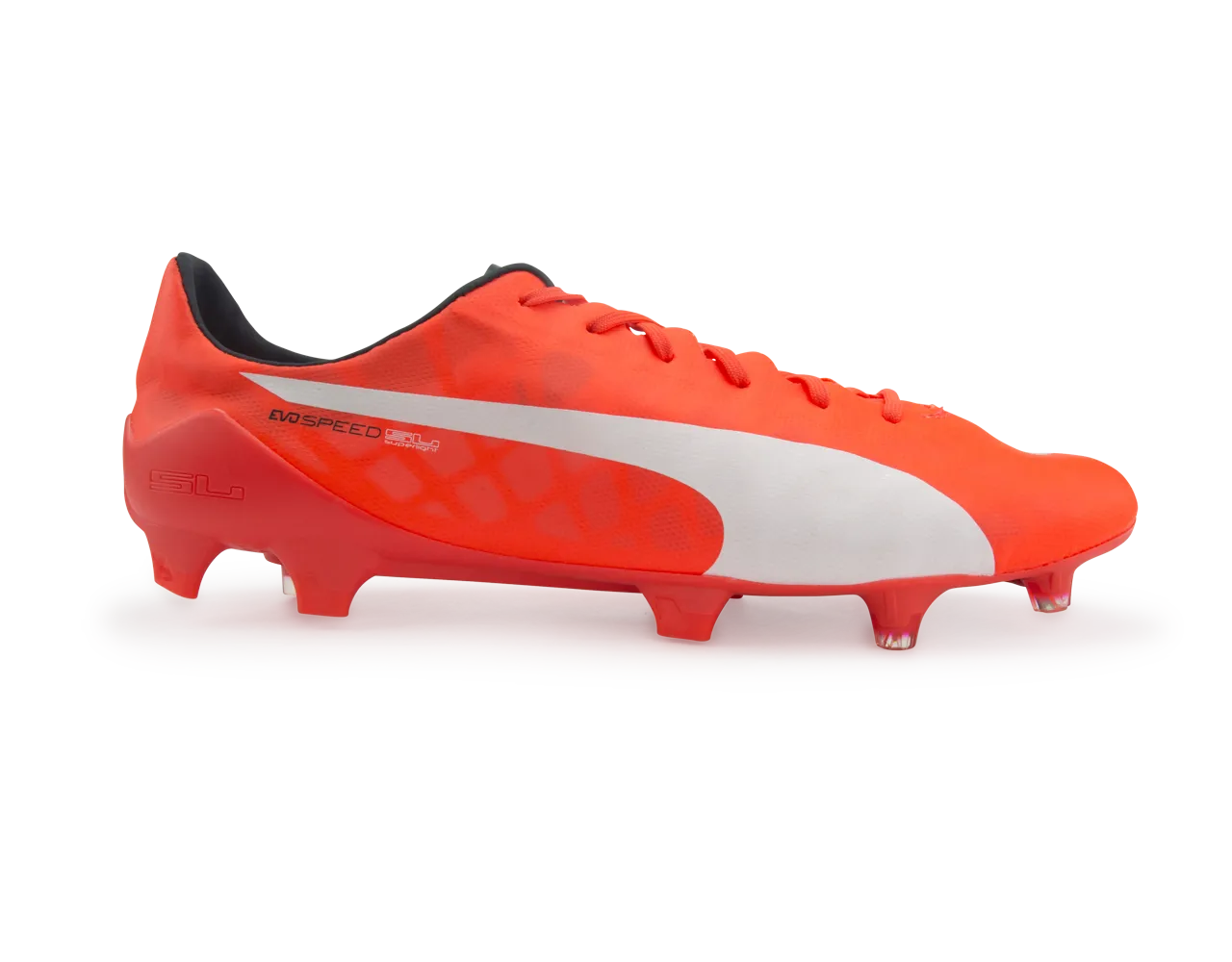 PUMA Men's evoSPEED SL FG Lava Blast/White/Total Eclipse