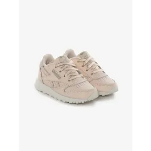 Reebok Classic Leather Pale Gs-Girls Lifestyle Shoes Pink Dv9625