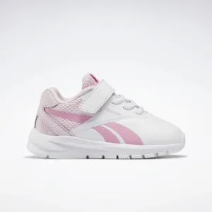 Reebok Rush Runner 2.0 Infant-Girls Running Shoes Pink And White