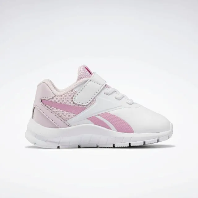 Reebok Rush Runner 2.0 Infant-Girls Running Shoes Pink And White