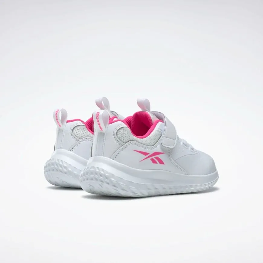 Reebok Rush Runner 4  Ps-Girls Running Shoes White