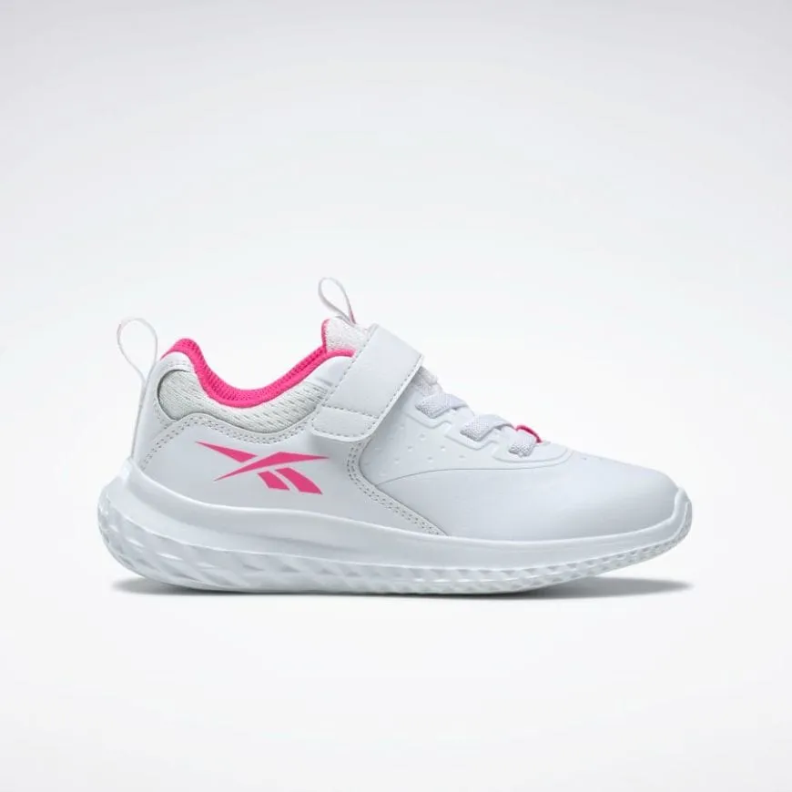 Reebok Rush Runner 4  Ps-Girls Running Shoes White