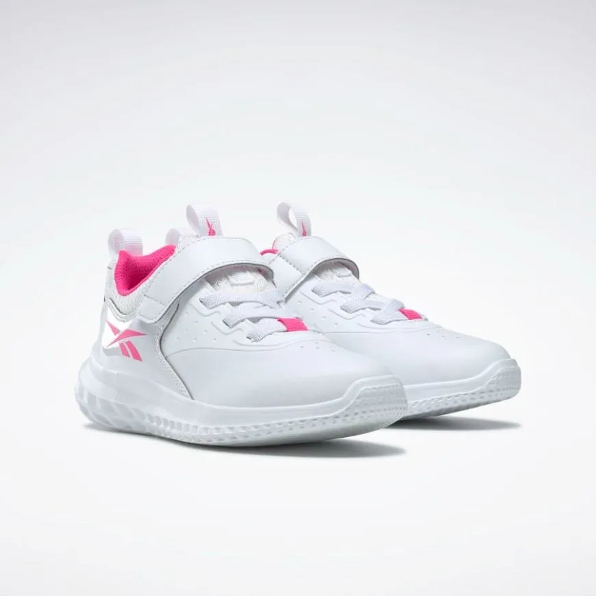 Reebok Rush Runner 4  Ps-Girls Running Shoes White