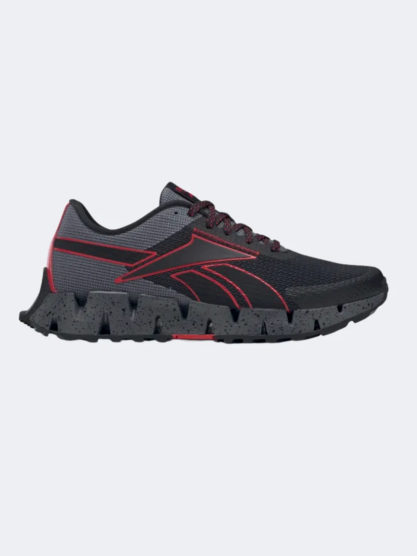 Reebok Zig Dynamica 2 Adventure Men Running Shoes Black/Red