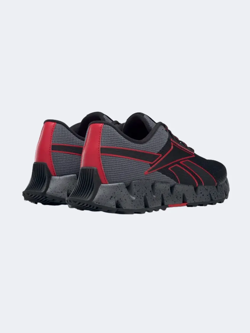 Reebok Zig Dynamica 2 Adventure Men Running Shoes Black/Red