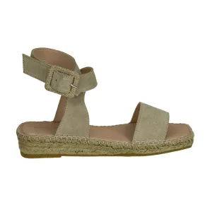 Remi Suede Sandal - Stone - Sample Size 37