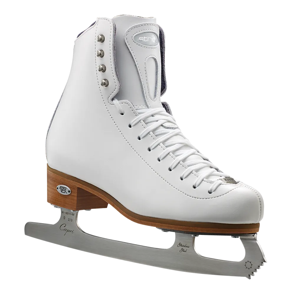 Riedell 223 Stride, Figure Skates Sets, White or Black, Adult