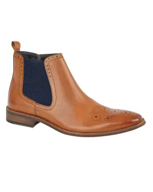 Roamers Mens Gusset Inside Zip Ankle Boots