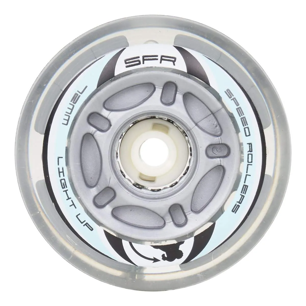 SFR Multi Colour Light up LED Wheels 72mm