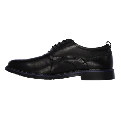 Skechers Bregman - Velsom Leather Lace Up Men's Oxford Shoes 66403 BLK