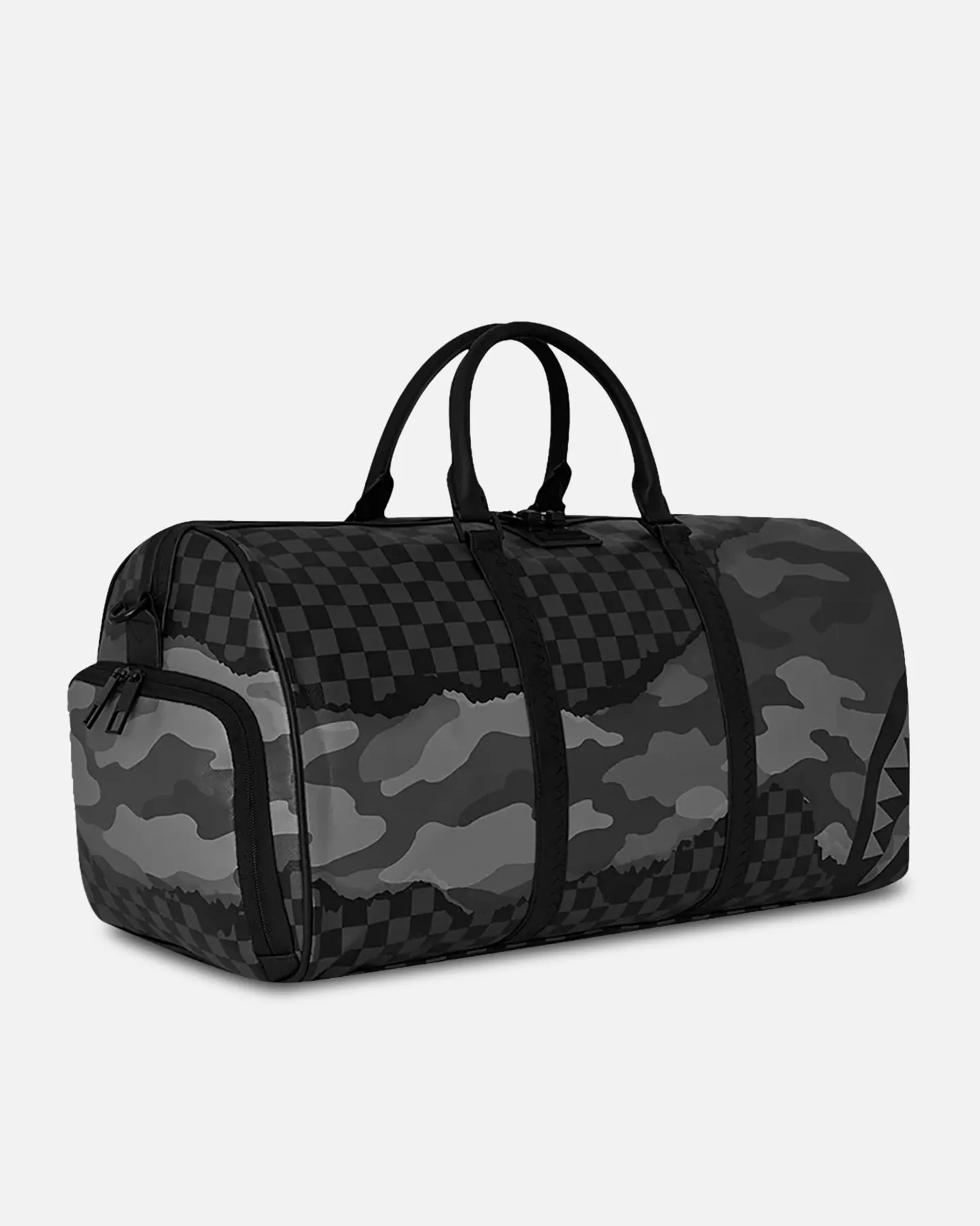 Sprayground Split Up Camo Tear Large Duffle Bag Multi