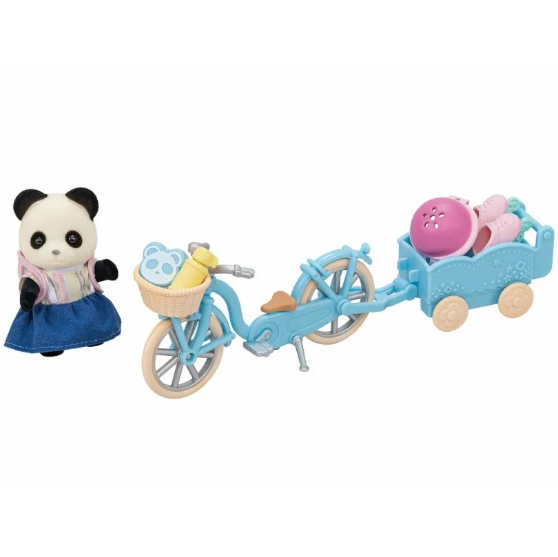 Sylvanian Families Cycle & Skate Accessories Set - Panda Girl