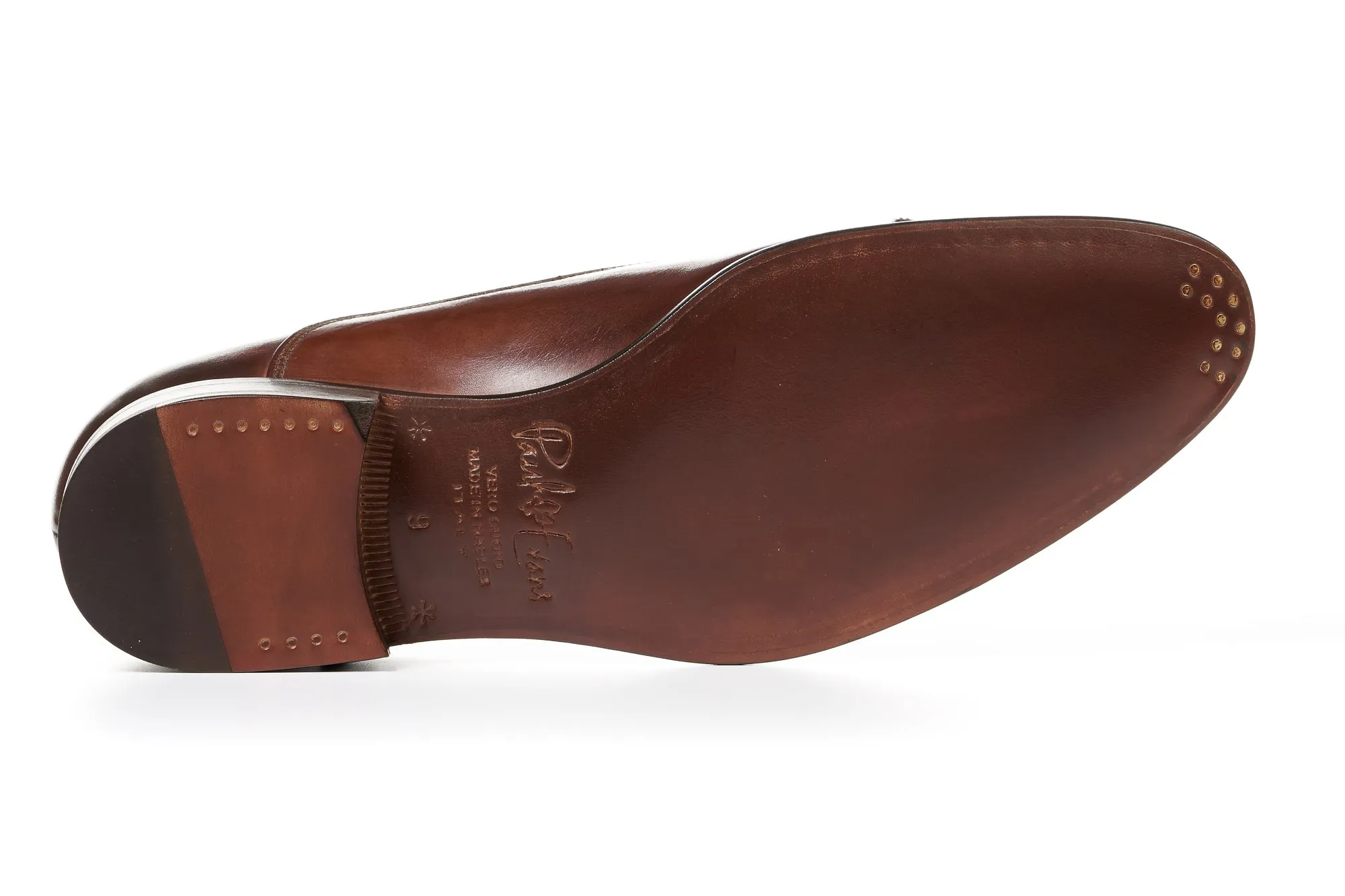 The Cagney II Stitched Cap-Toe Oxford - Marrone