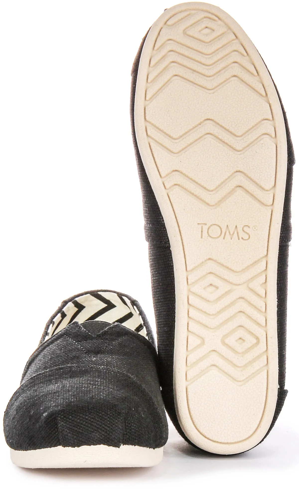 Toms Alpargata Heritage In Black White For Women