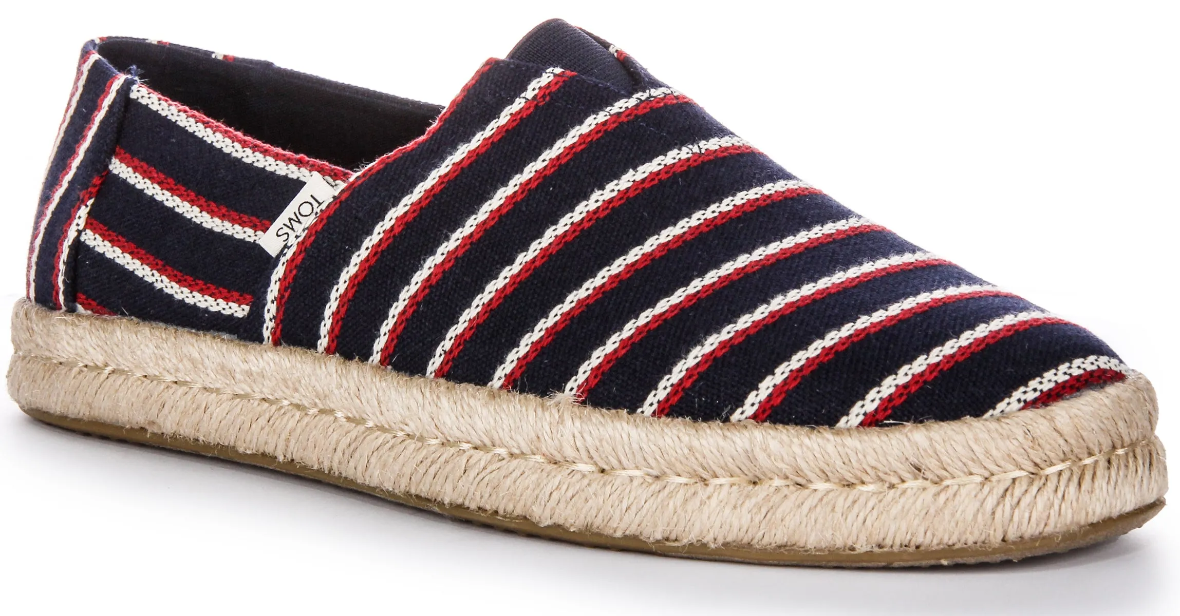 Toms Alpargata Woven In Navy Red For Men