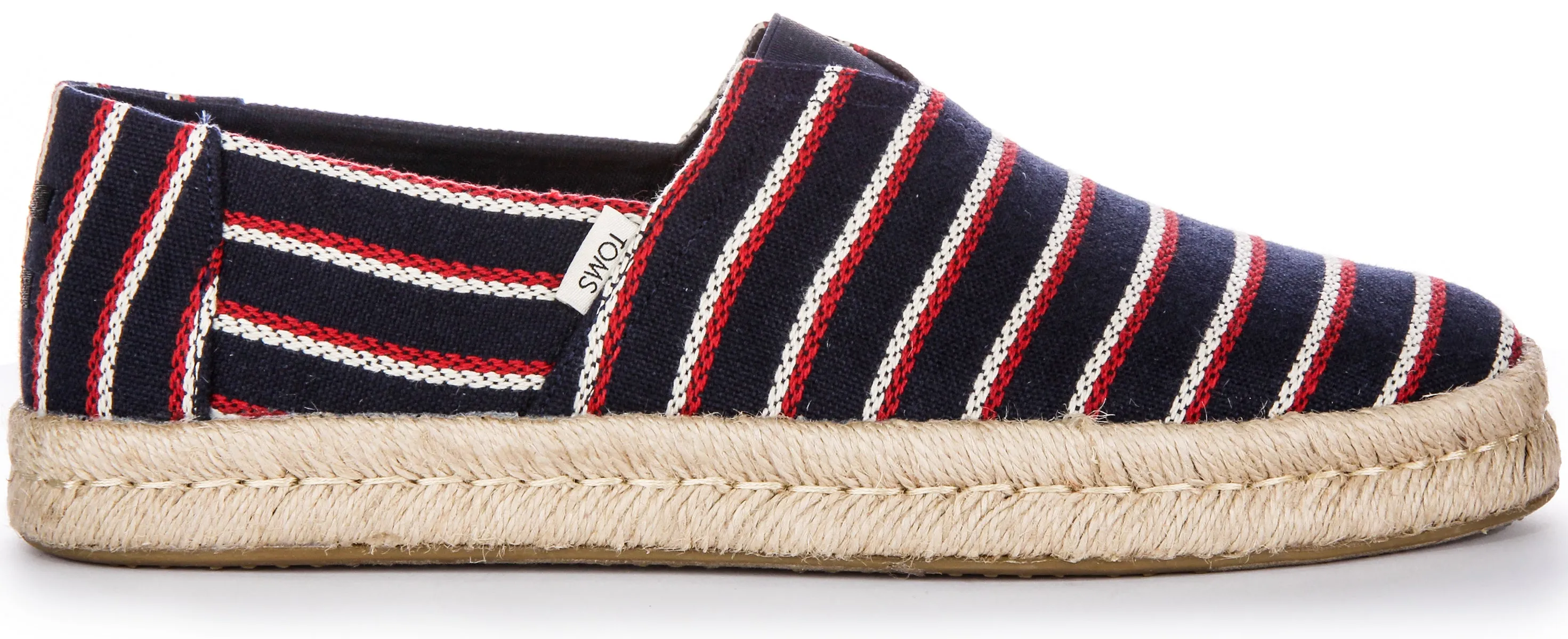 Toms Alpargata Woven In Navy Red For Men