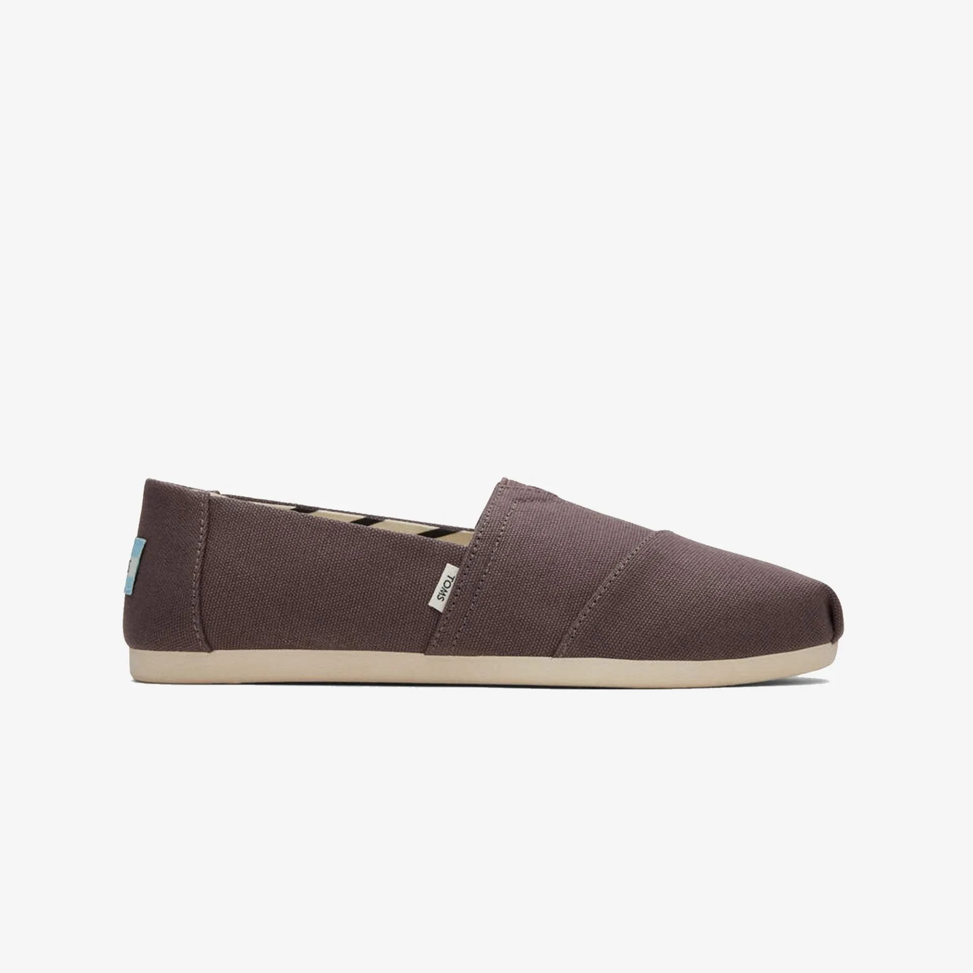 Toms | WMN'S ALPARGATA RECYCLED COTTON CANVAS  { ASH GREY / BLUISH