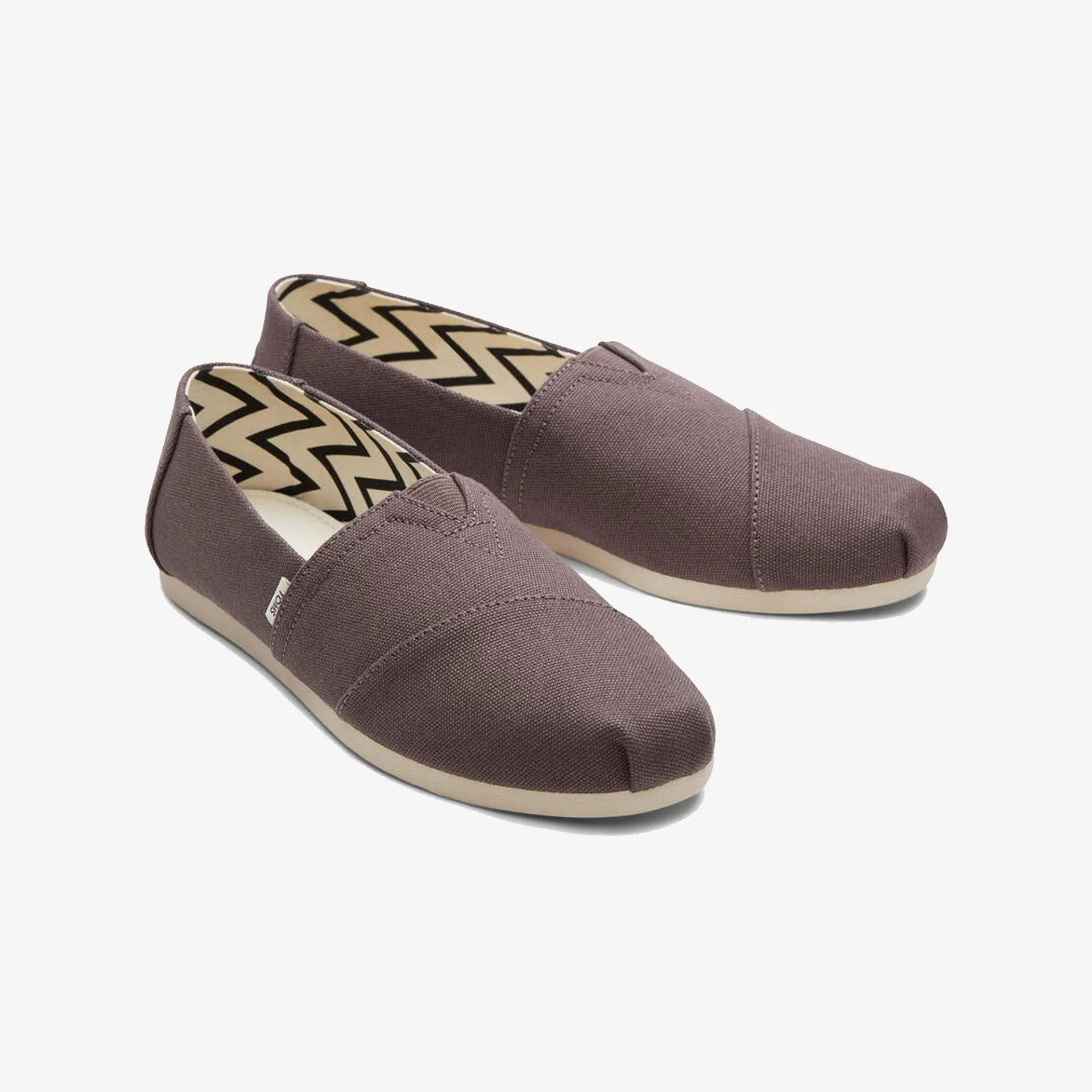 Toms | WMN'S ALPARGATA RECYCLED COTTON CANVAS  { ASH GREY / BLUISH