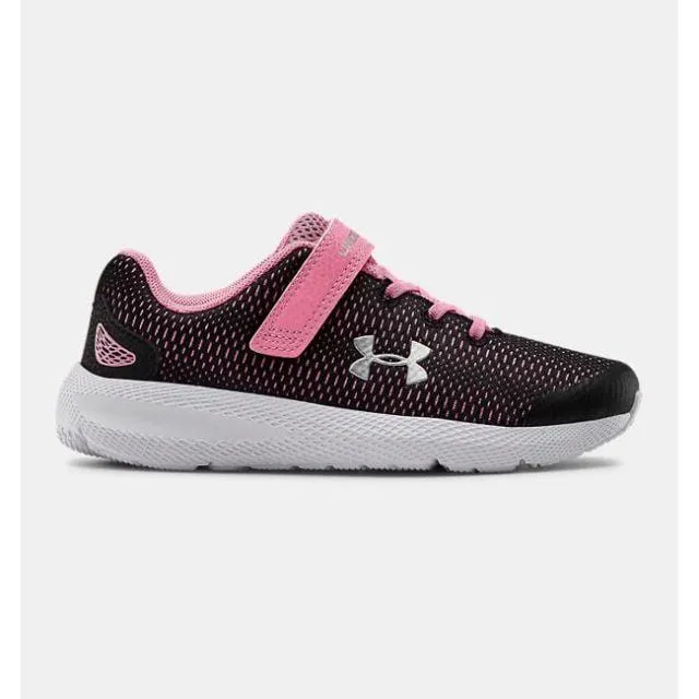 Under Armour Pursuit 2 Ac Girls Running Shoes Black/Pink