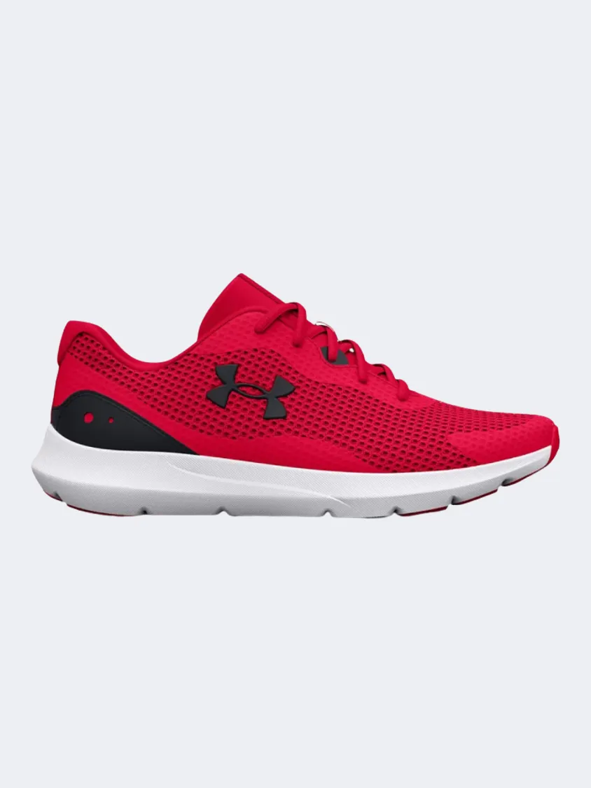 Under Armour Surge 3 Men Running Shoes Red/White