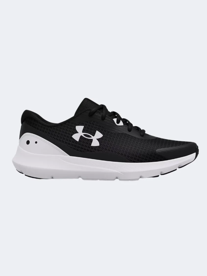 Under Armour Surge 3 Women Running Shoes Black /White