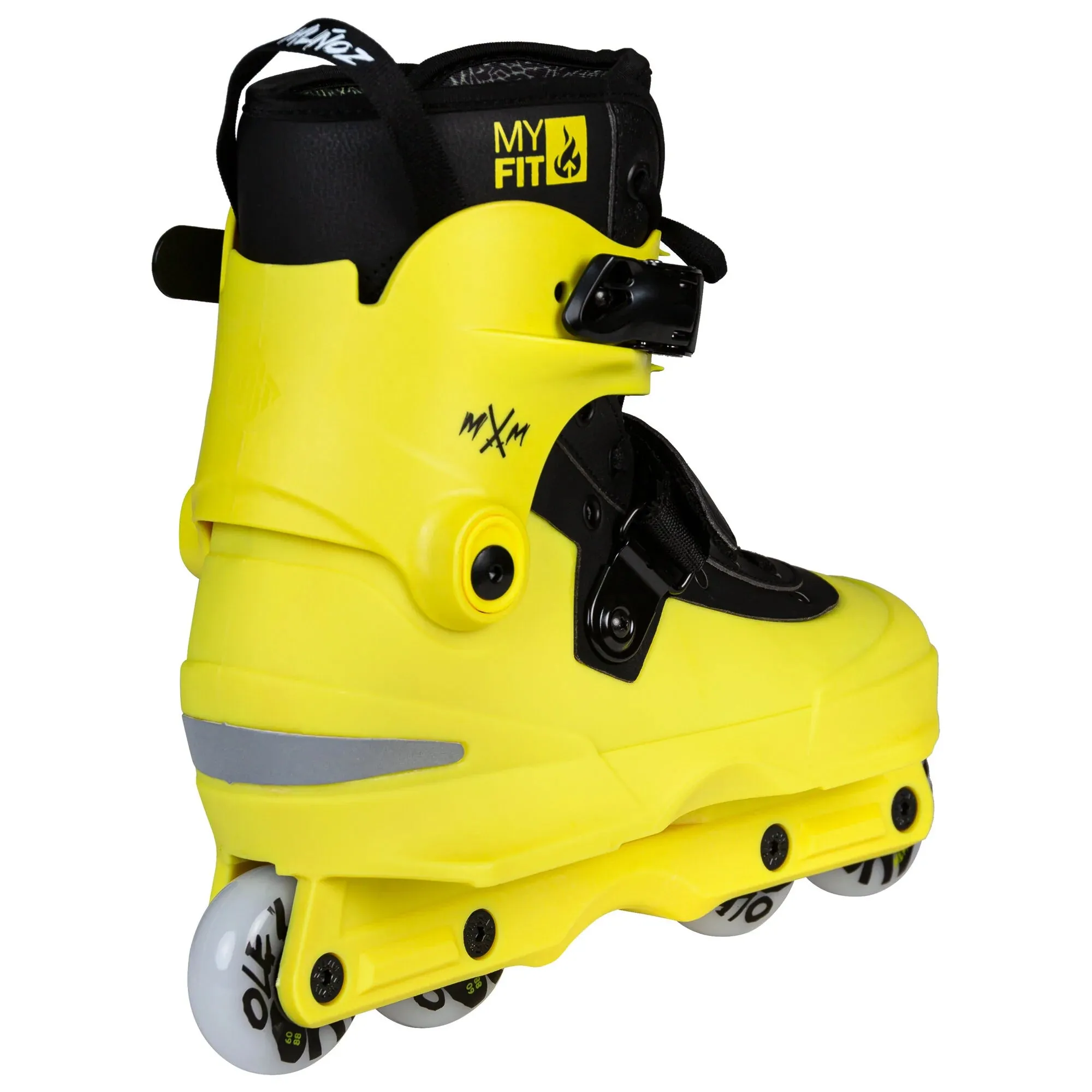 USD Aeon Mery Muñoz II Pro 60 Aggressive Inline Skates Complete - Yellow/Black