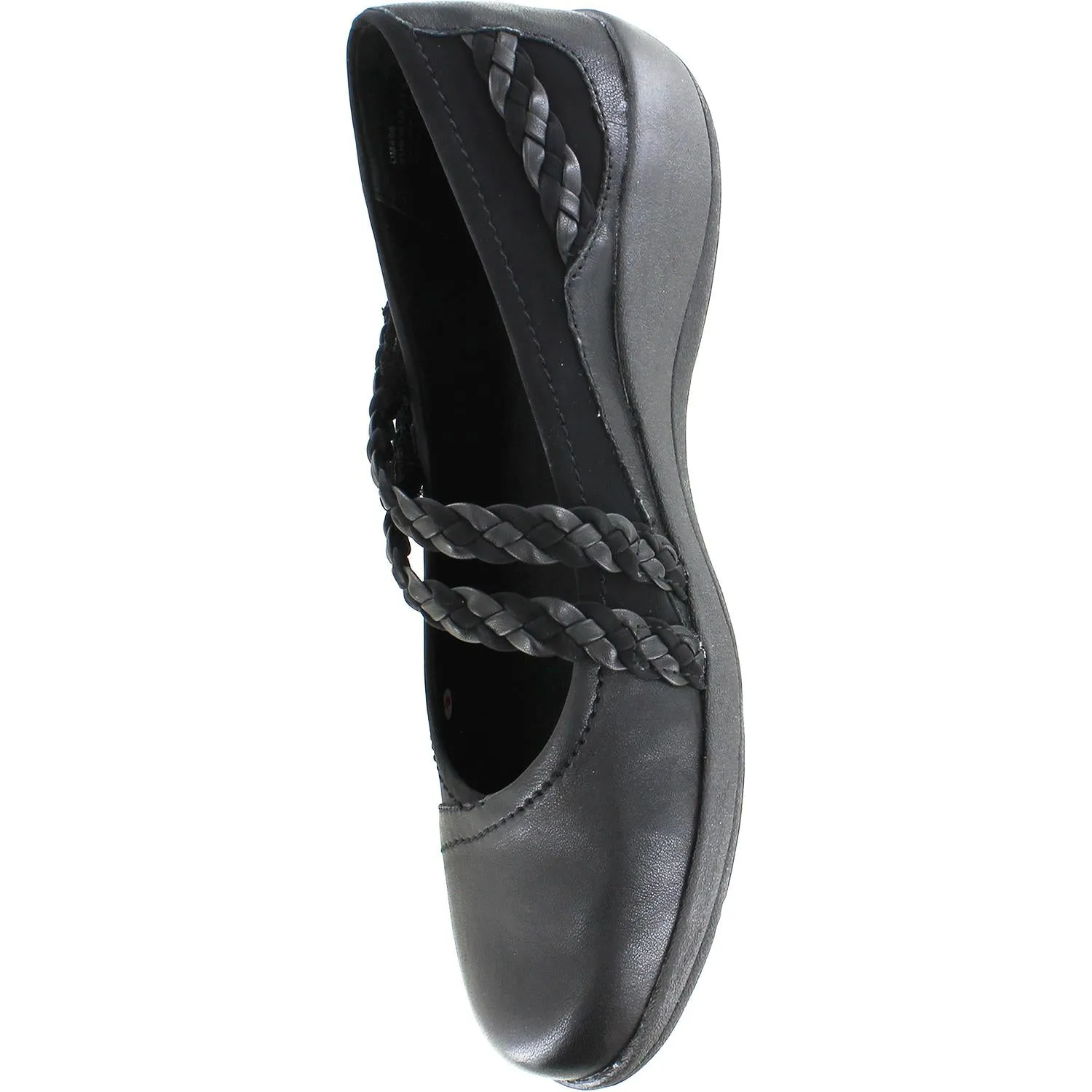 Women's Aetrex Annie Black Leather