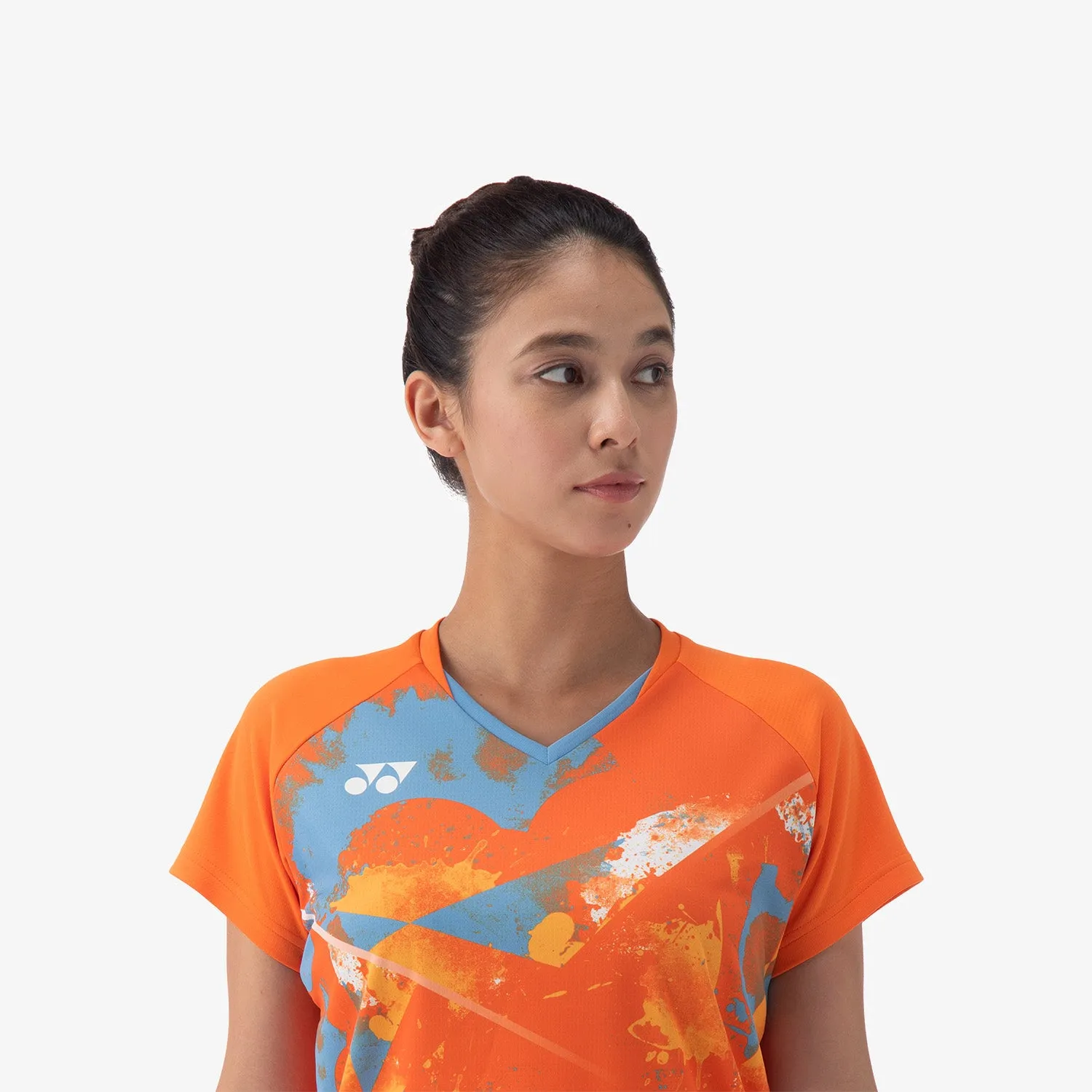 Yonex Women's Crew Neck Tournament Shirt 20771BOR (Bright Orange)